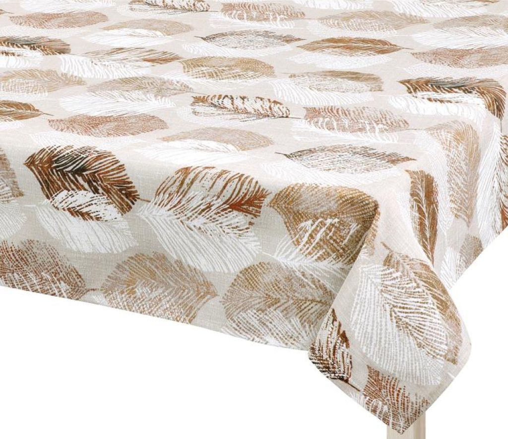 Tischdecke EMA - 100x100 cm - Beige,Brown