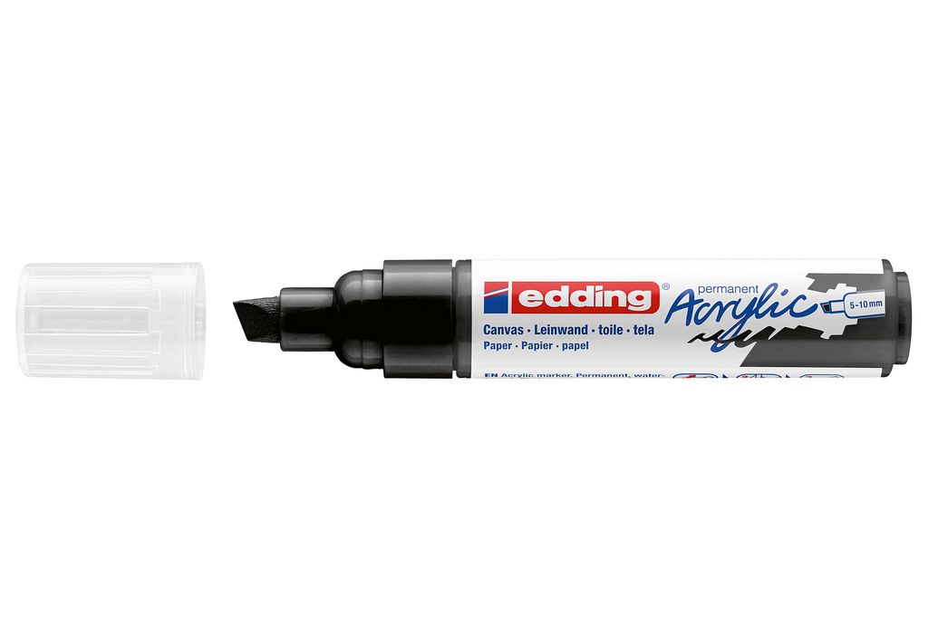 edding 4-5000901 edding 5000 Acrylstift schwarz 5,0 -10,0 Image du produit 