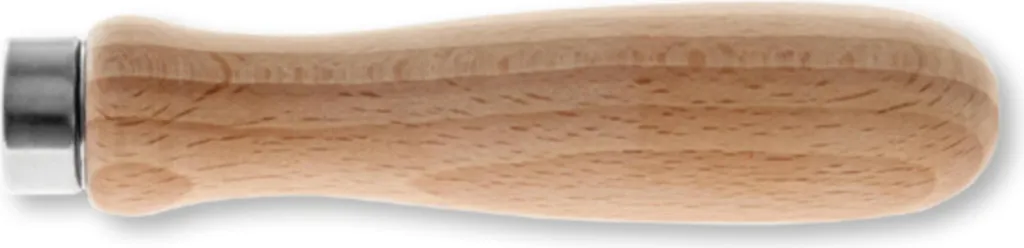 Manico per lime STUBAI 150 mm - manico ergonomico in legno di faggio, adatto per lime piatte, rotonde e semitonde, maneggevole, resistente, ideale per officina, artigianato, hobby e uso professionale