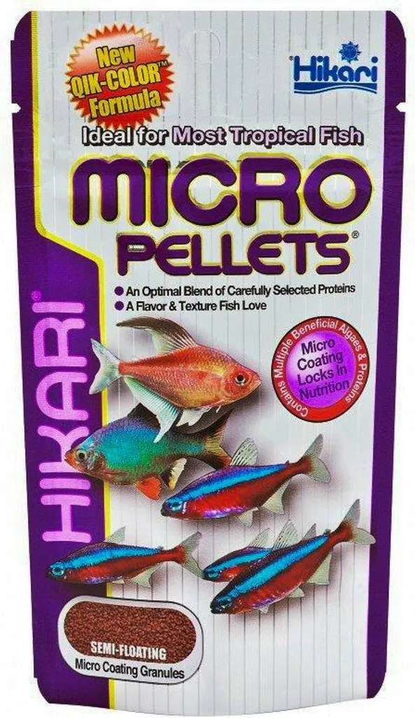 Cibo per Pesci Micro Pellet 22g | Mangime Professionale Pesci Tropicali