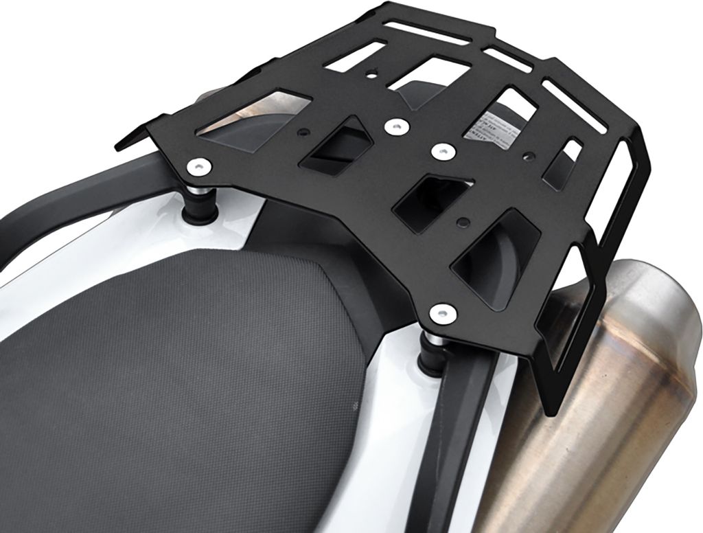 ZIEGER Gepäckbrücke kompatibel mit KTM 990 SM BJ 2008-10 / 990 SMR / 990 SMT BJ 2008-14 schwarz