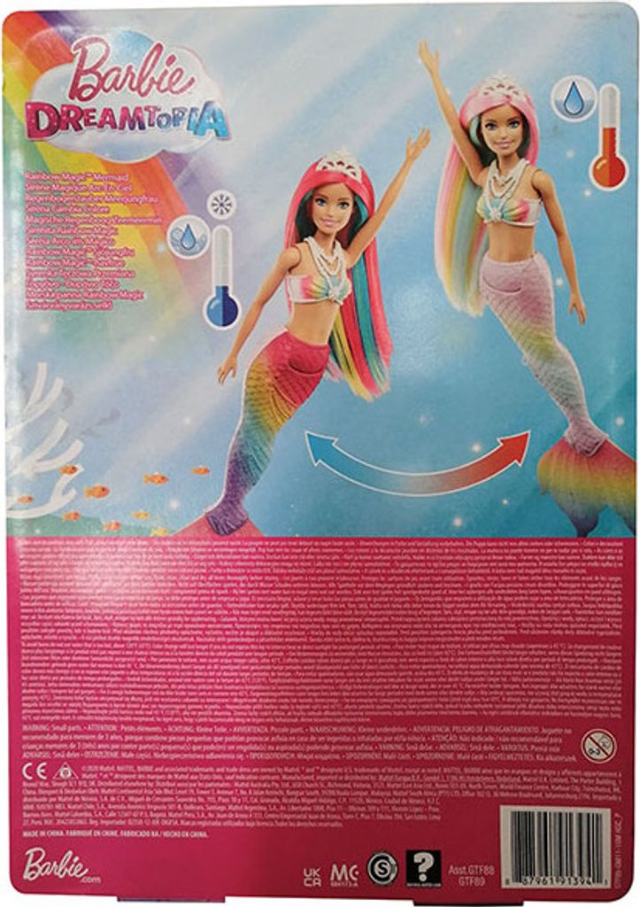 Barbie Dreamtopia. Syrenka tęczowa przemiana Zdjęcie produktu 16