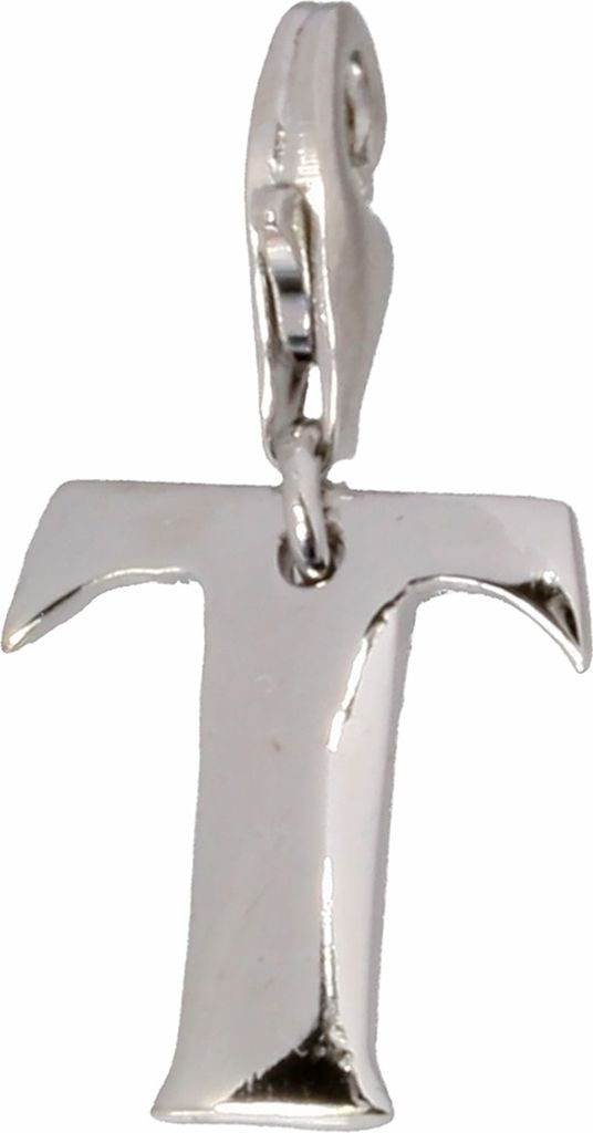 SilberDream Charm Schmuck Armband Anhänger Buchstabe T 925 Echt Silber FC70T
