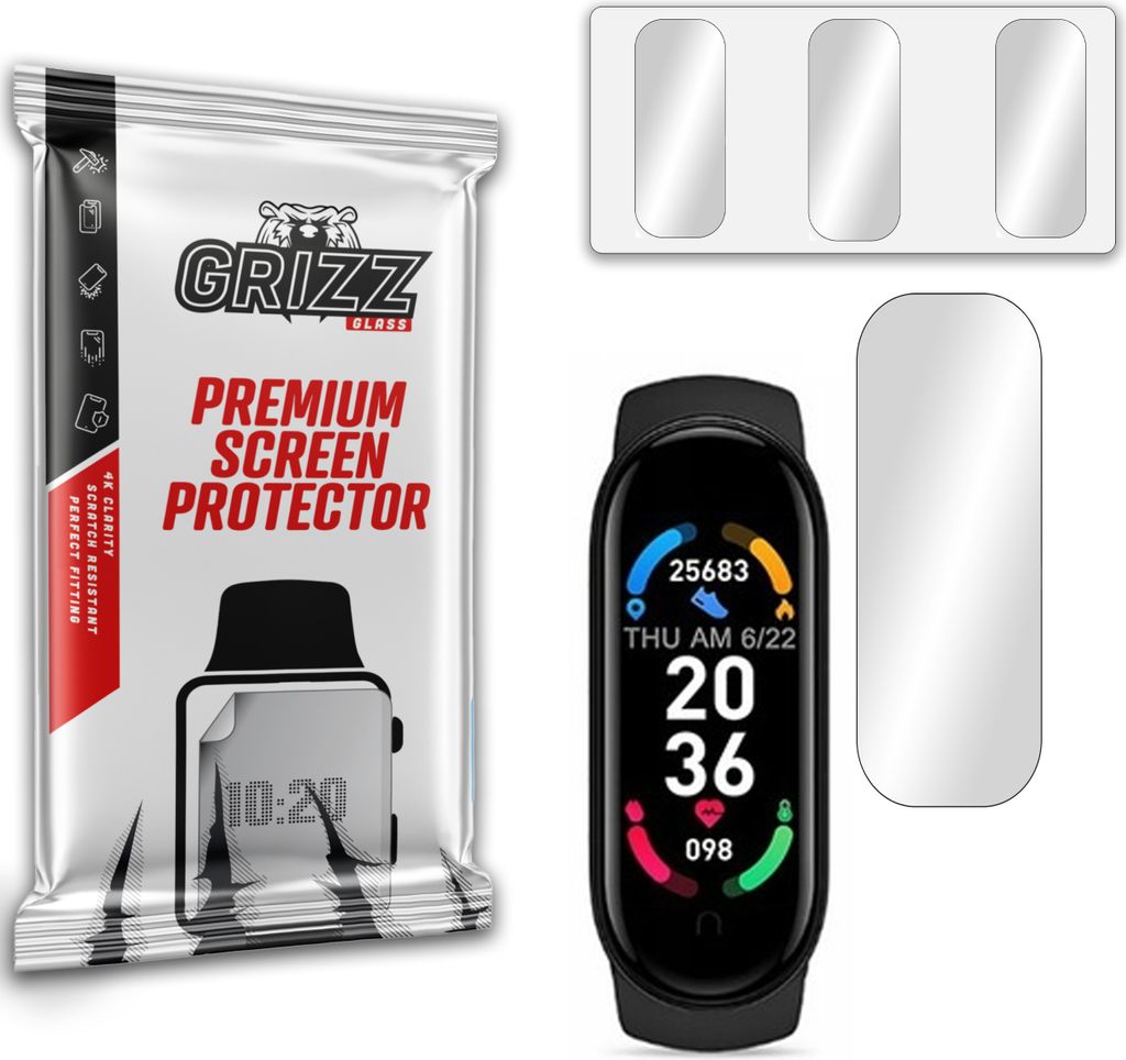 Hydrogel-Folie GrizzGlass Hydrofilm für Smartband M6