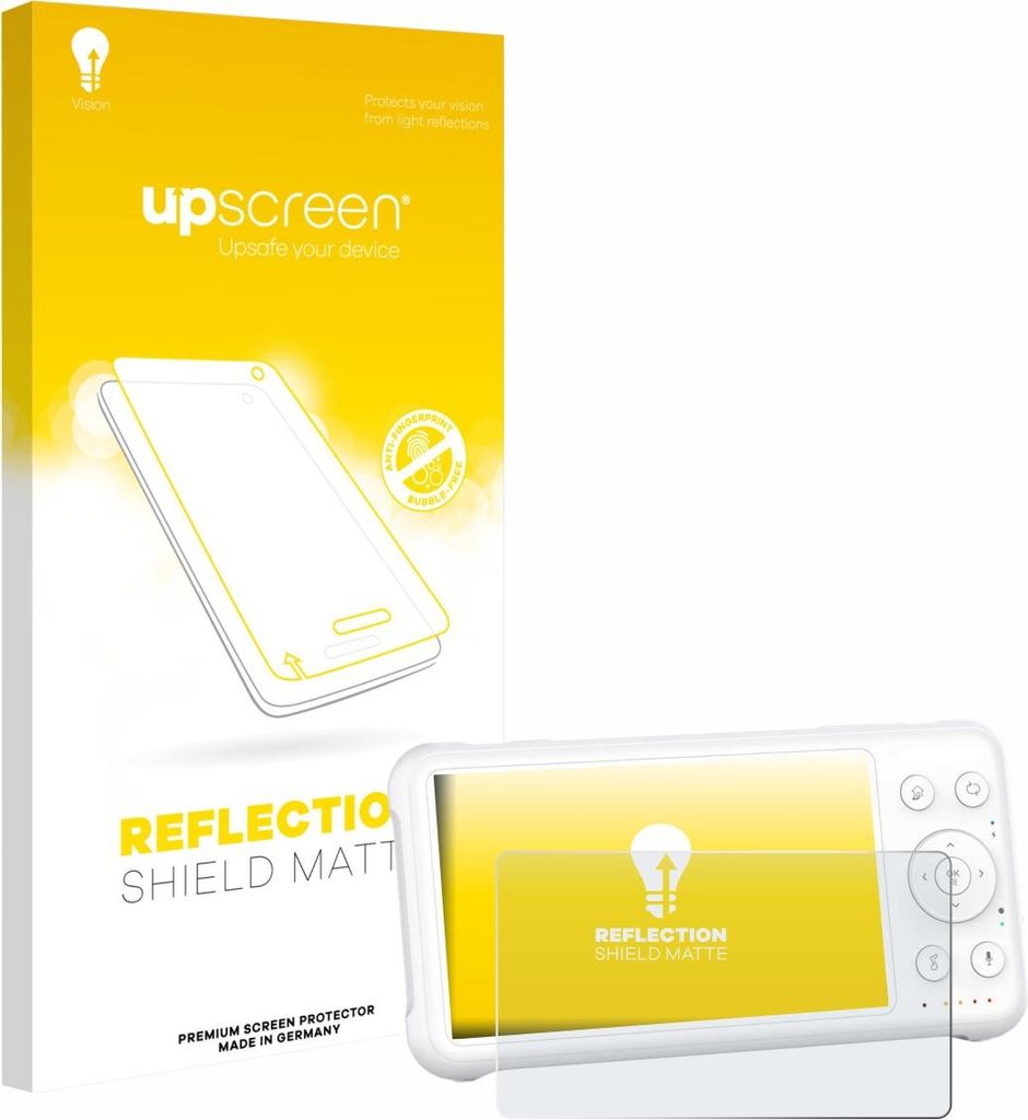 upscreen Schutzfolie für Momcozy Videobabyphone BM01 5" Displayschutz Displayschutzfolie Folie Matt Entspiegelungsfolie