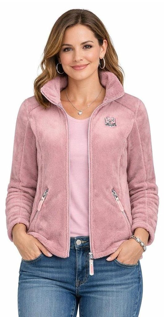 Geographical Norway Ticarina Rosa Fleece-Sweatshirt (WZ8083F/GN-Light pink)