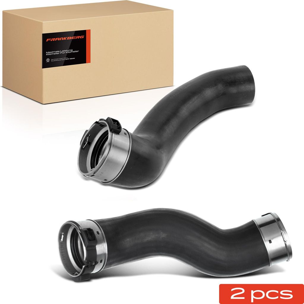 Frankberg 2x Ladeluftschlauch Turboschlauch für BMW 5er F07 F10 7er F01 F02 F03 F04