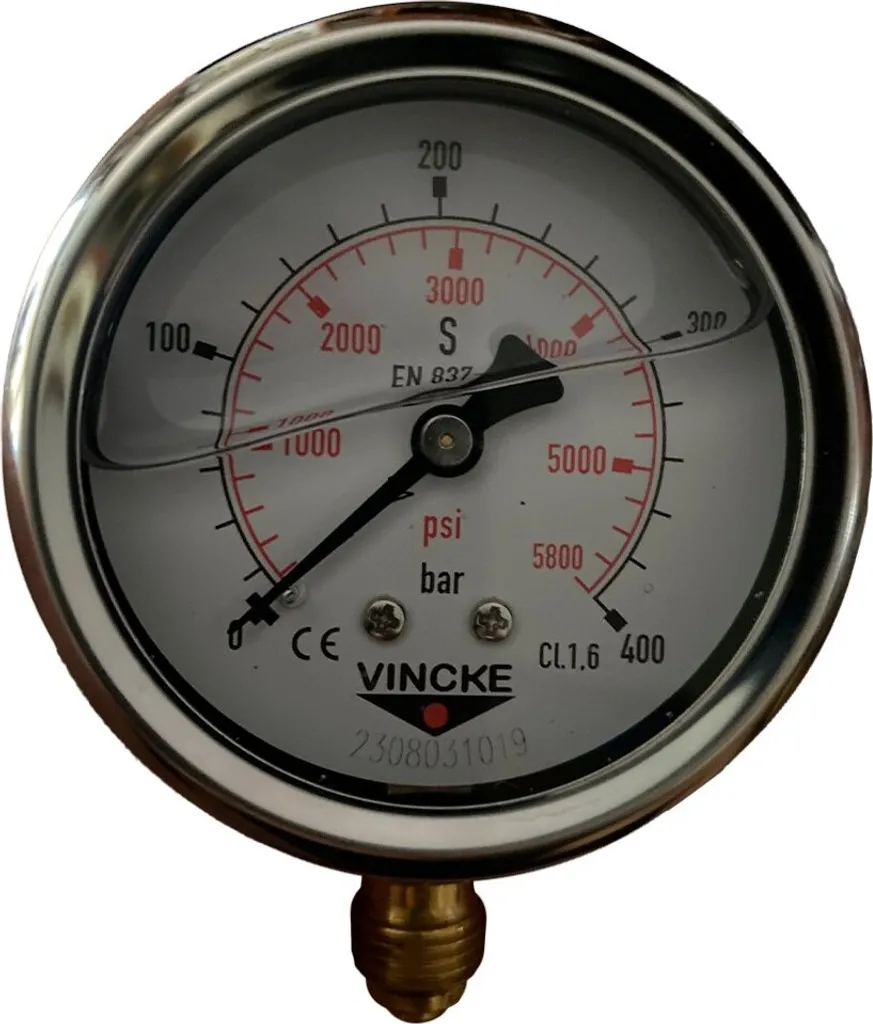 Manomètre de plongée Metalsub Technical Air 400 bars pour votre sécurité