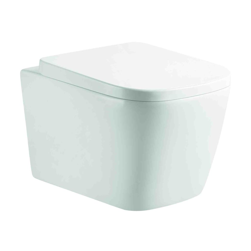 Beitz & Walz AqvaCeramica WC Wand Tiefspüler spülrandlos 495 x 365 mm - weiß -