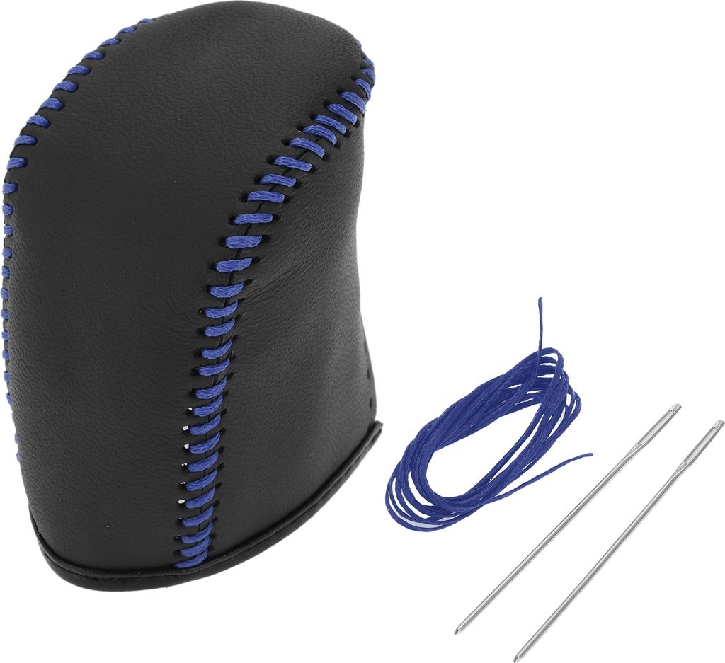 Getriebeschaltknaufabdeckung für Dodg Journey 2011-2020 Anti-Rutsch-Blauer Schaltgriff-Protector aus Kunstleder 1 Stück