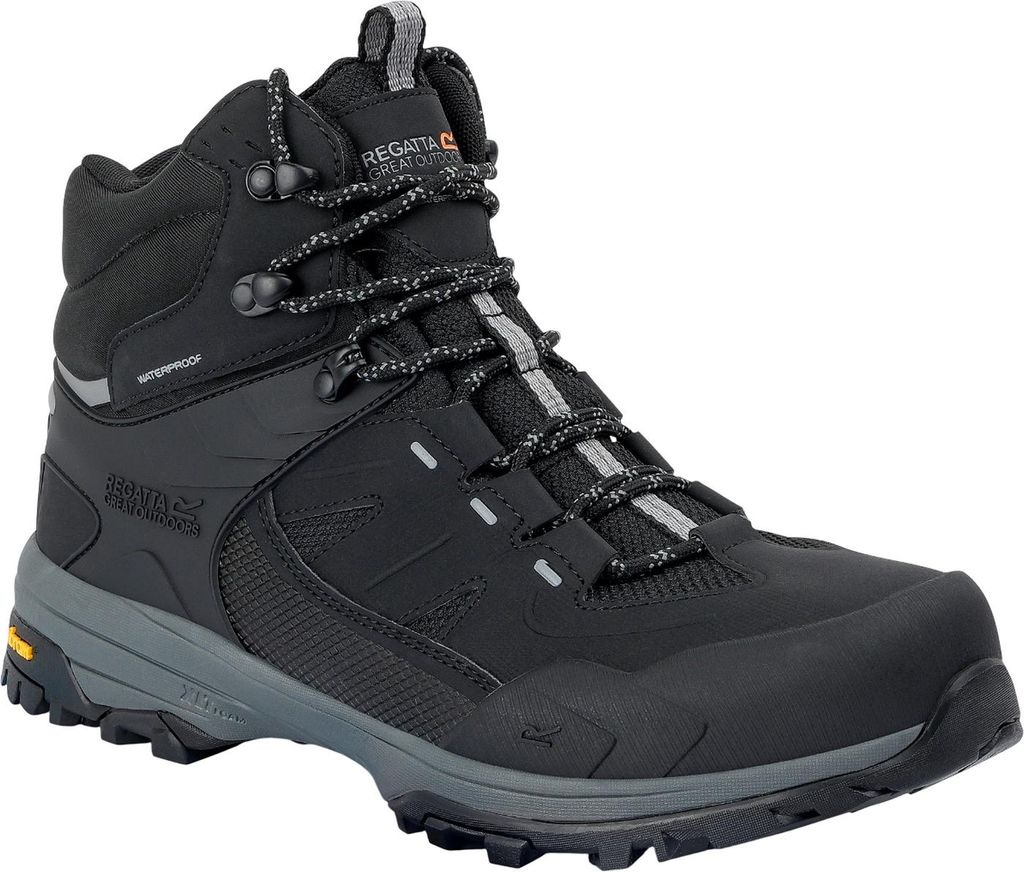 Regatta - "Regen" Wanderschuhe für Herren RG12187 (43 EU) (Schwarz)