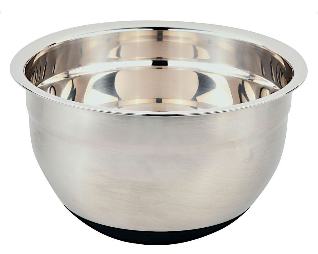 KESPER Rührschüssel 24 cm aus Edelstahl mit Silikonboden / Produktbild 