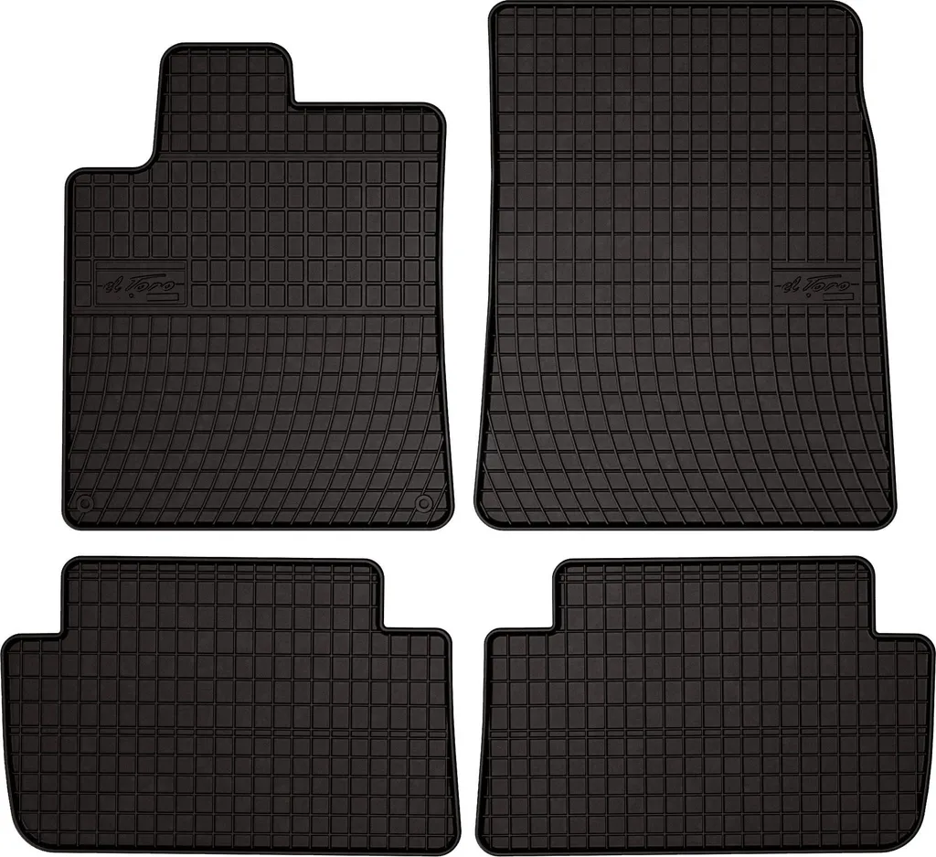 Tappetini Auto Gomma Citroen C5 I 2001-2008 | Set 4pz Neri Alta Densità