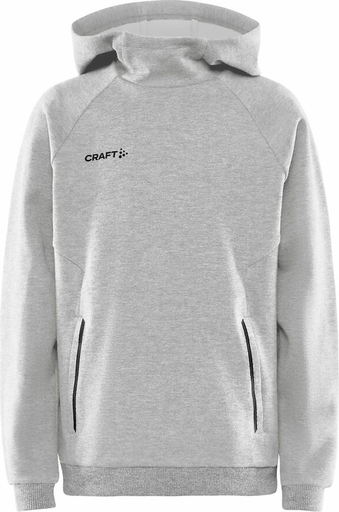 CRAFT Core Soul Hood Sweatshirt JR Grey Melange 134/140