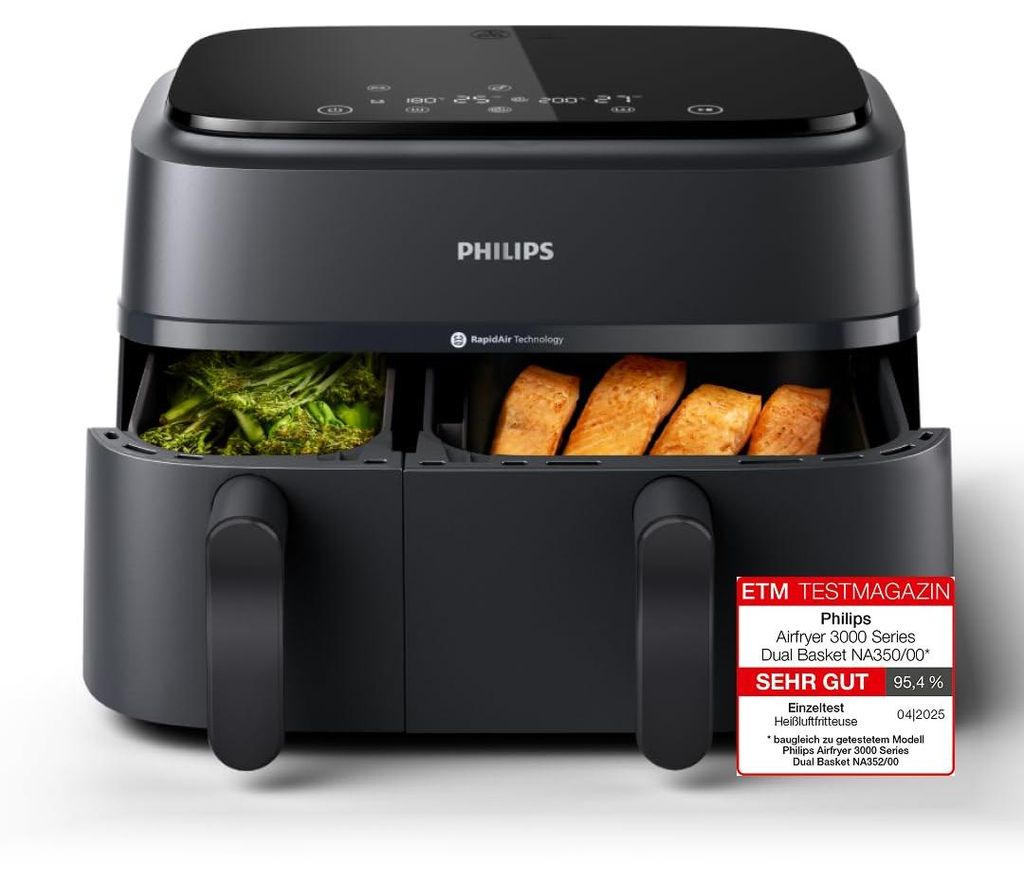 Philips 3000 series NA350/00, Teplovzdušná fritéza, 9 L, Obrázok produktu 