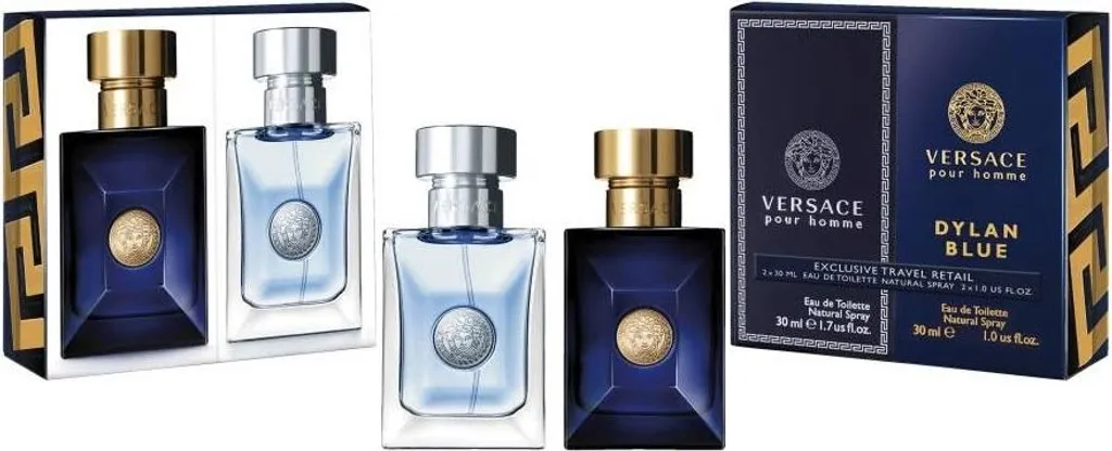 Set Cadeau Parfum Versace Homme Duo Eaux de Toilette 30ml Luxe