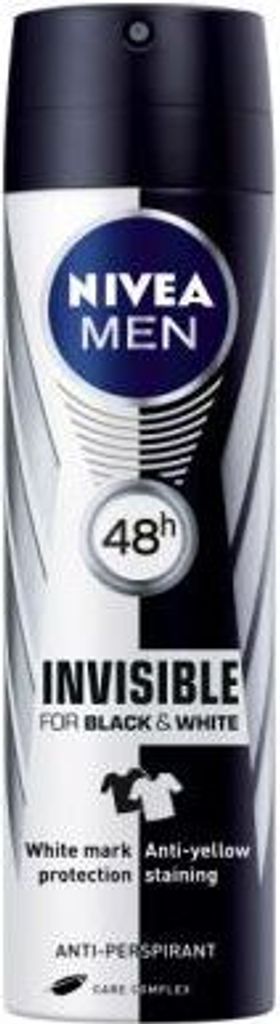 Nivea - Invisible For Black & White Power Antitranspirant - Antitranspirant Spray fr Mnner 150ml
