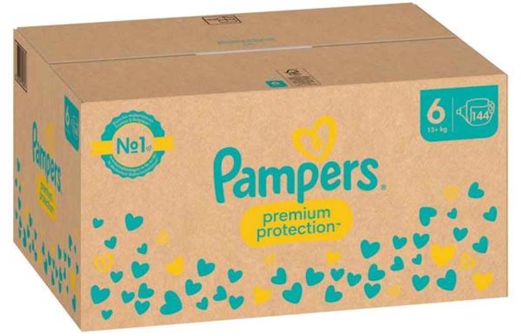 PAMPERS Premium Protect. Gr.6 13+kg XL 144 Stück Produktbild 