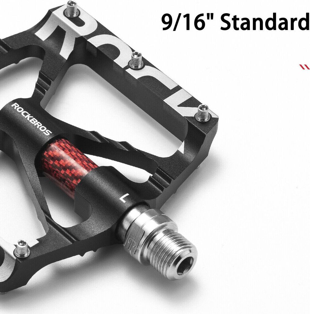ROCKBROS Bike Pedals MTB 9/16" Pedals Road Bike Non-Slip Produktbild 3
