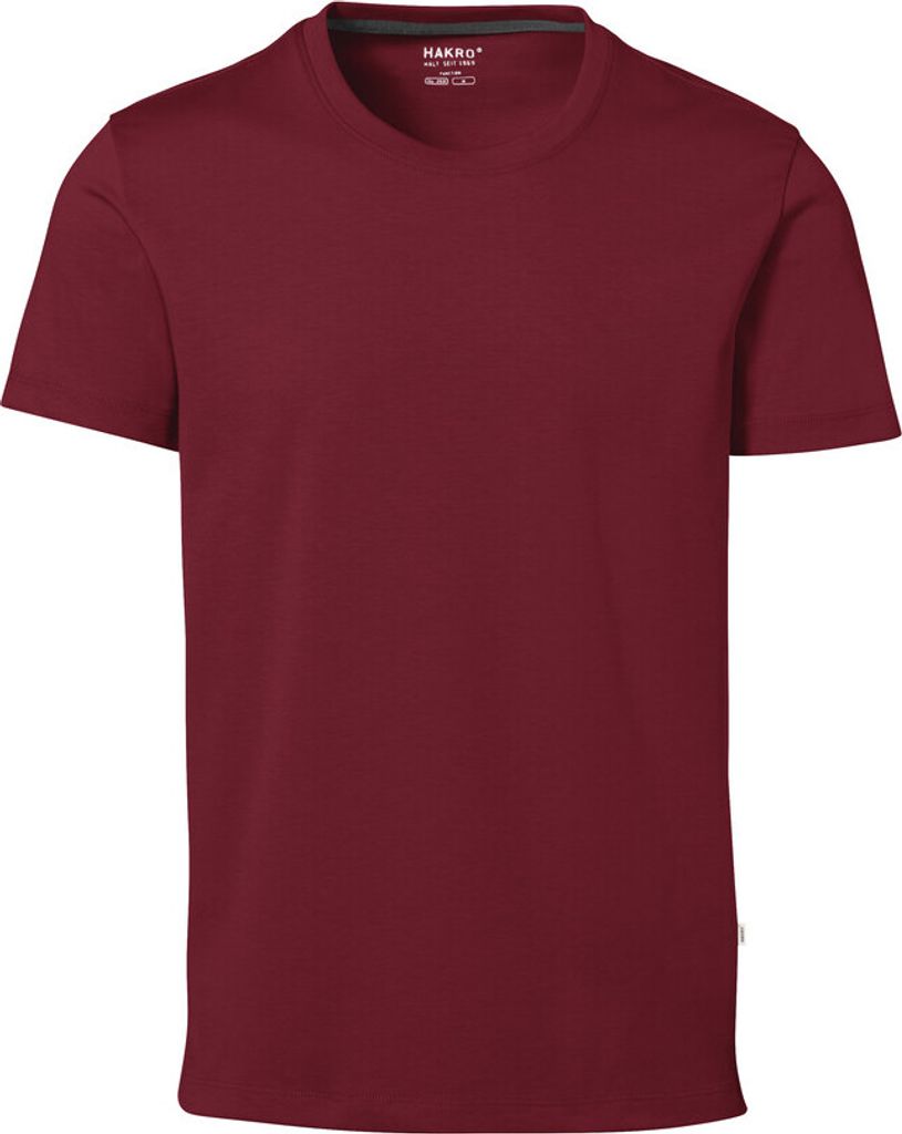 HAKRO Baumwolle Tec T-Shirt Herren #269 Gr. 2XL weinrot Produktbild 