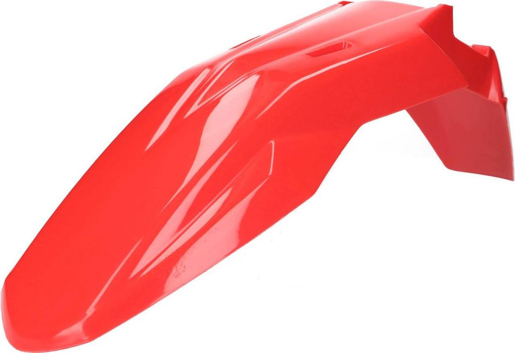 Derbi Kotflügel vorne Schutzblech, rot, ohne Dekor, 2B004321000W5R kompatibel mit Aprilia SX RX, Derbi Senda R X-Treme Gilera RCR SMT Euro 4 DRD S...