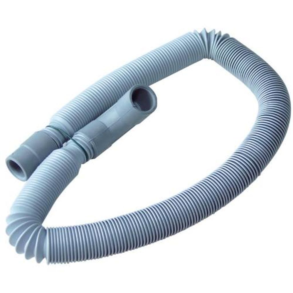 Waschmaschinenschlauch - Abfallschlauch mit Schlauchverbinder 0,9 - 3 m