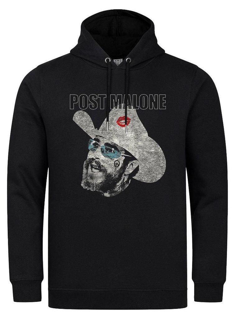 Amplified - "Cowboy Kiss" Kapuzenpullover für Herren/Damen Uni GD4385 (M) (Schwarz)