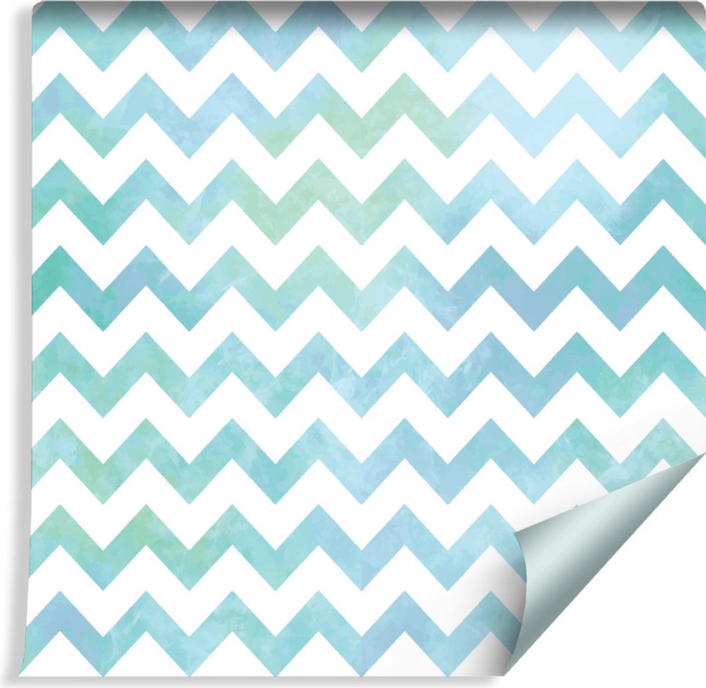 10m VLIES TAPETE Rolle Geometrie Linien Zickzack Muster Mathematik Motiv XXL