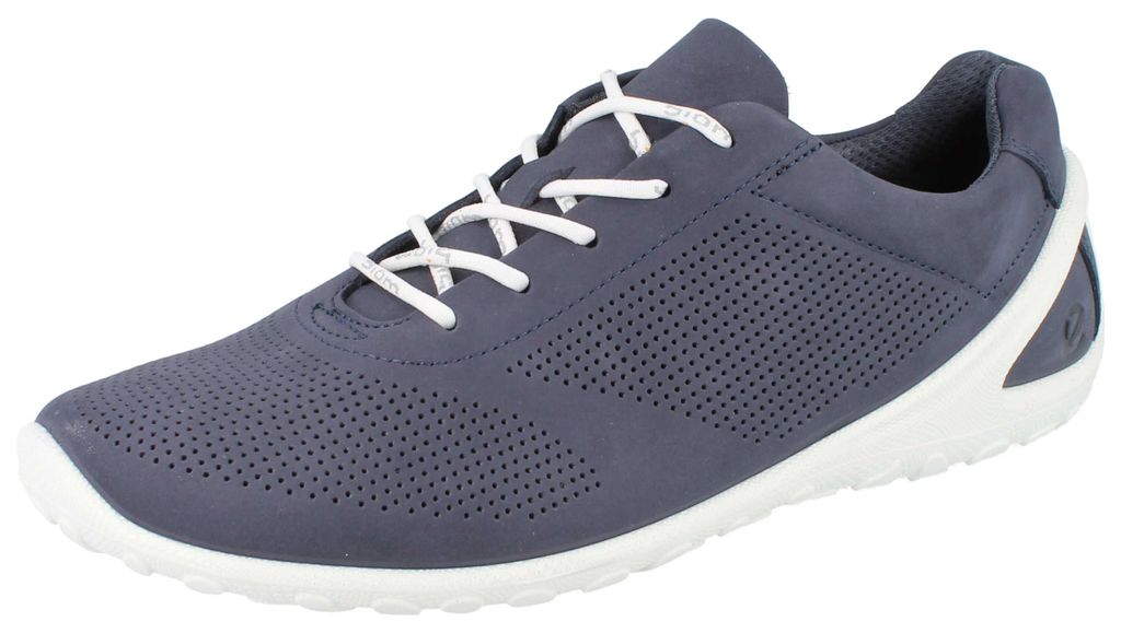 ECCO Biom Lite M Herren Schnürschuhe blau Nubukleder - Produktbild 