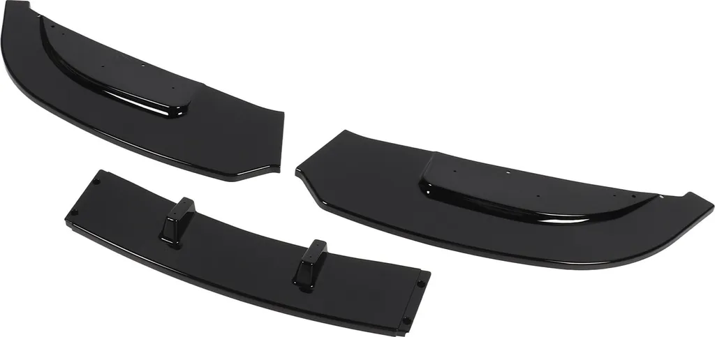 Splitter de pare-chocs avant 3 parties noir laqué pour E92 E93 Standard