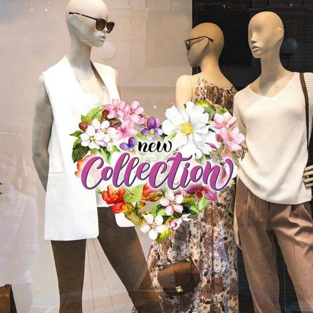 Décoration de fenêtre sans traces ni colle pour vitrine été et été