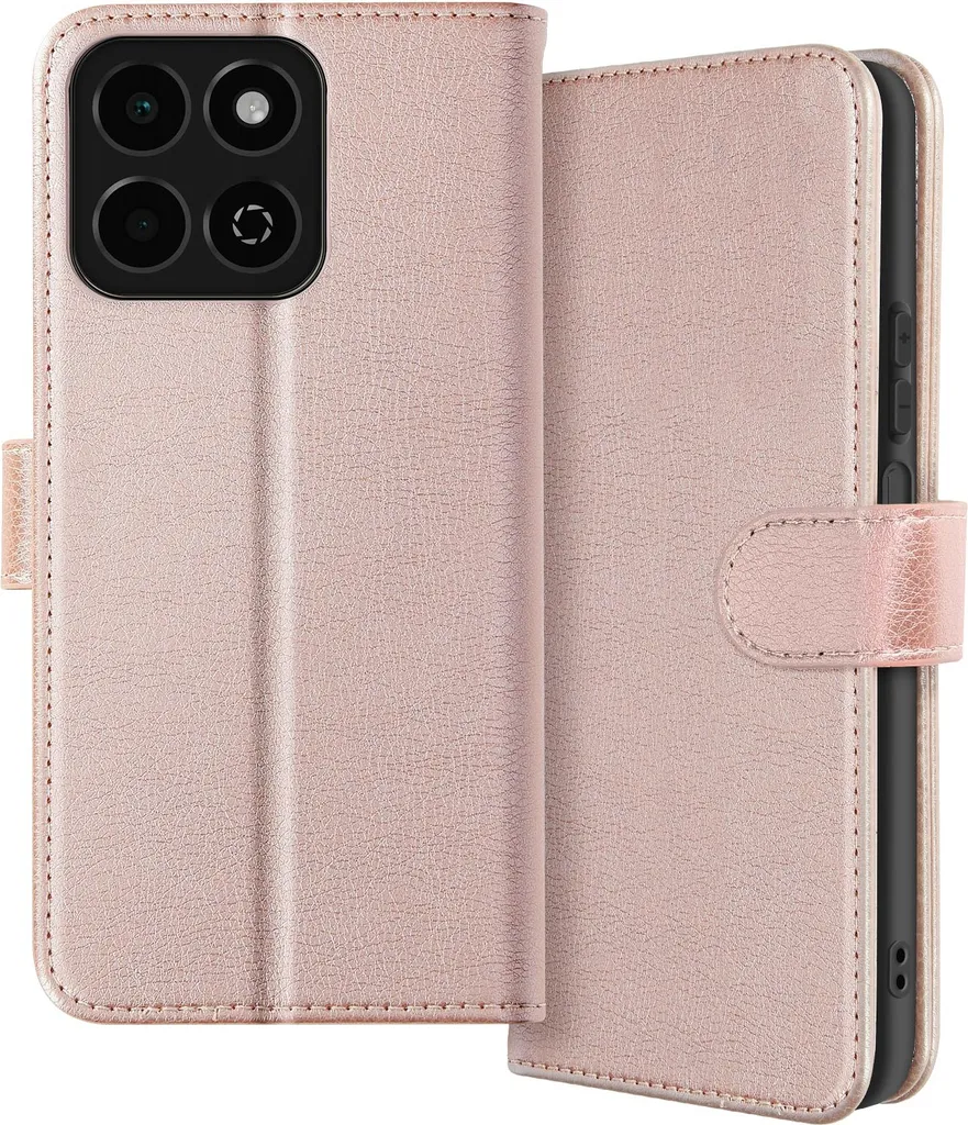 Protezione Avizar Honor 200 Smart: Custodia Folio Rose Gold Chic