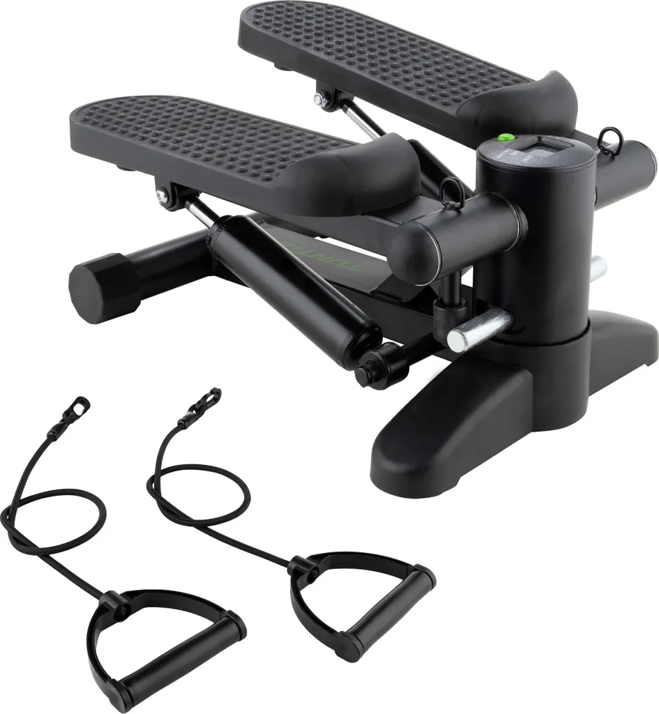 Brûlez des calories avec le Stepper Tunturi noir - Écran intégré