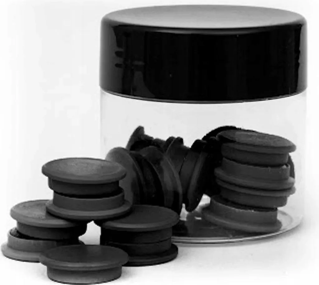 Magneti in Ferrite TRES 20mm Neri - 20 Pezzi Alta Durata per Lavagna
