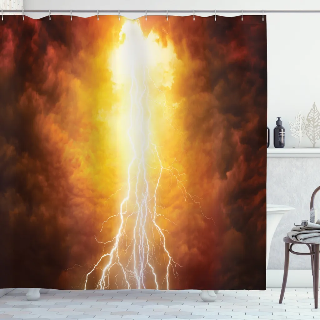 Grand Rideau de Douche 175x240 cm pour Baignoire et Douche Italienne