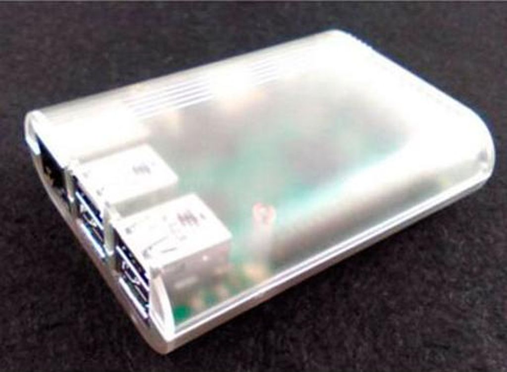 Raspberry Pi 2B+ Gehäuse, Transparent, oval