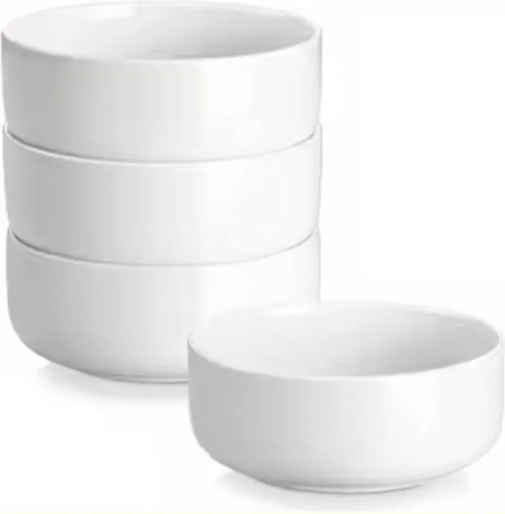 Set 4 Pezzi Royal Service Bianco - Ceramica Professionale per Tavola
