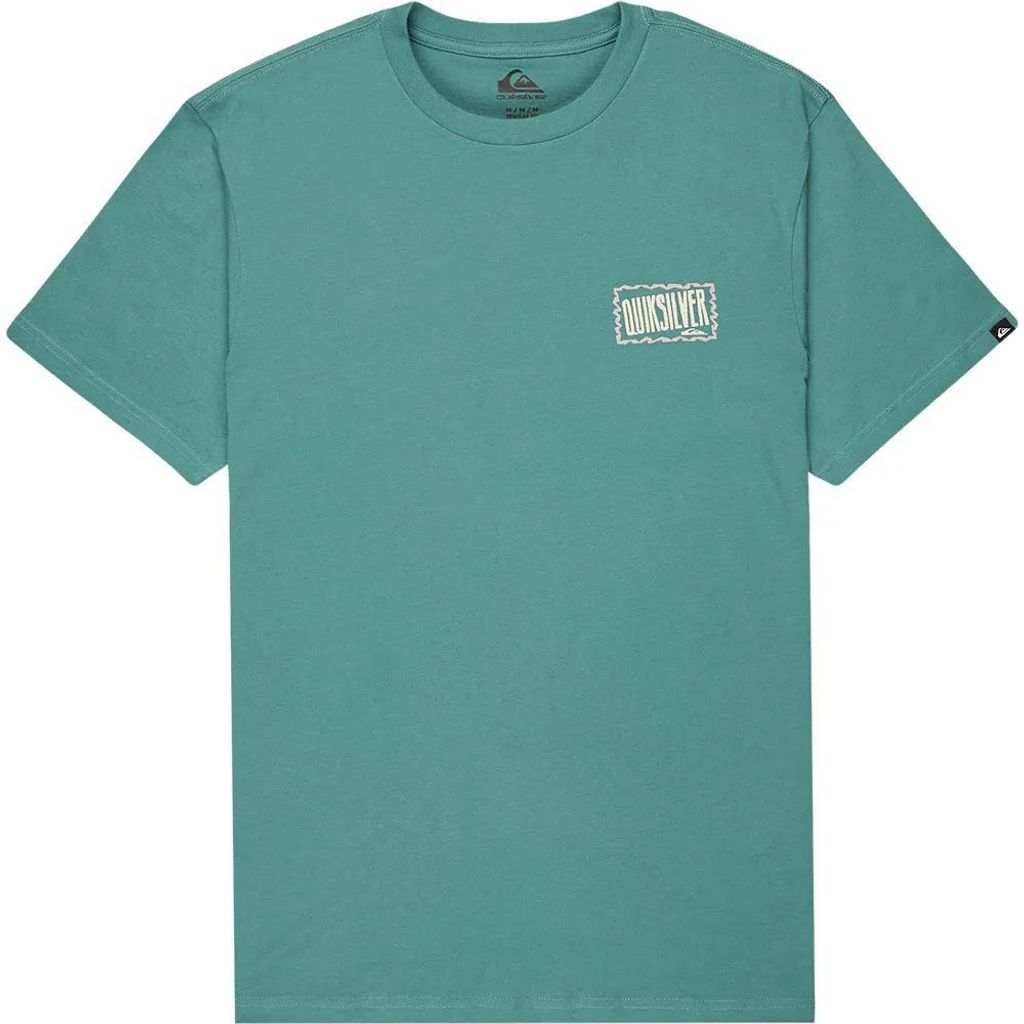 Quiksilver Gotam Foam Kurzarm-t-shirt Grün L Mann Grün L