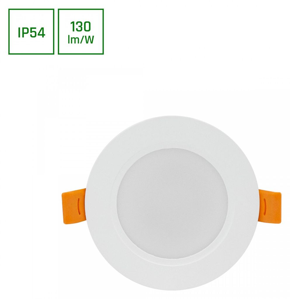 DURE 3 LED Einbauleuchte Ø9.5cm 5W 3000K IP54 Badezimmer Produktbild 