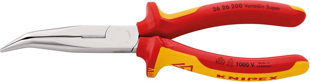 Knipex 26 26 200, 7,3 cm, 7,3 cm, 61 HRC, Stal, Czerwony, Zdjęcie produktu 