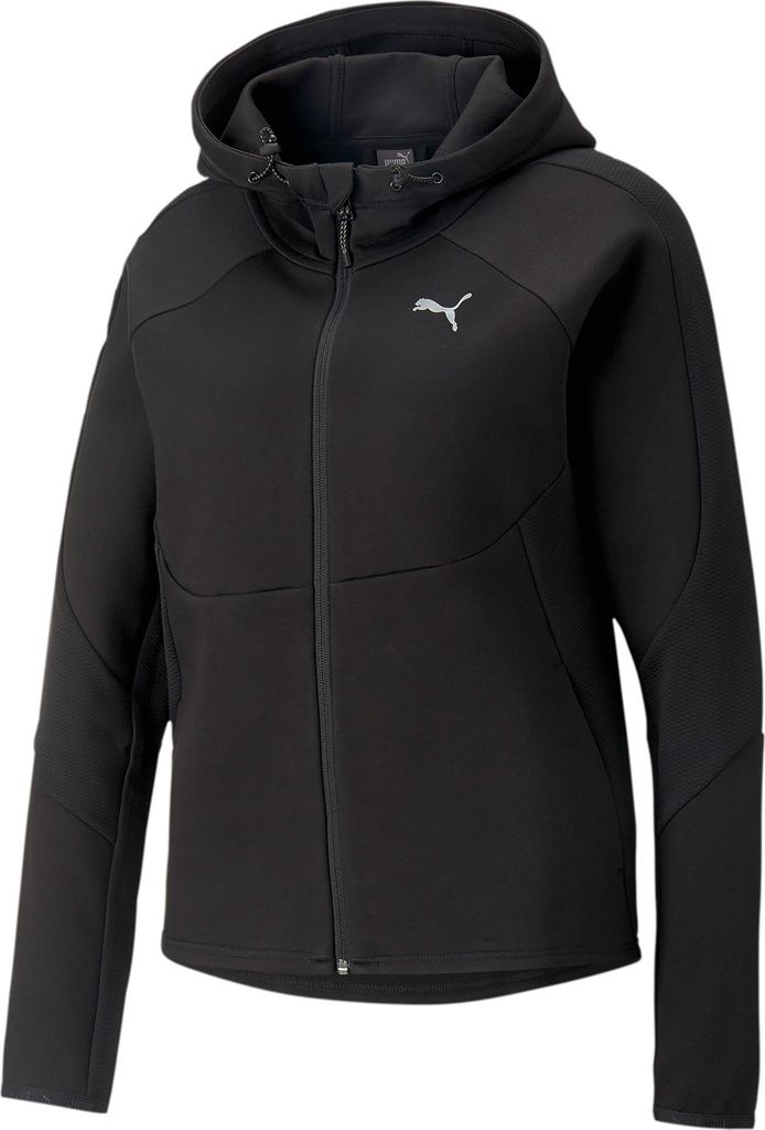 PUMA Evostripe Kapuzenjacke Damen 01 - puma black XS