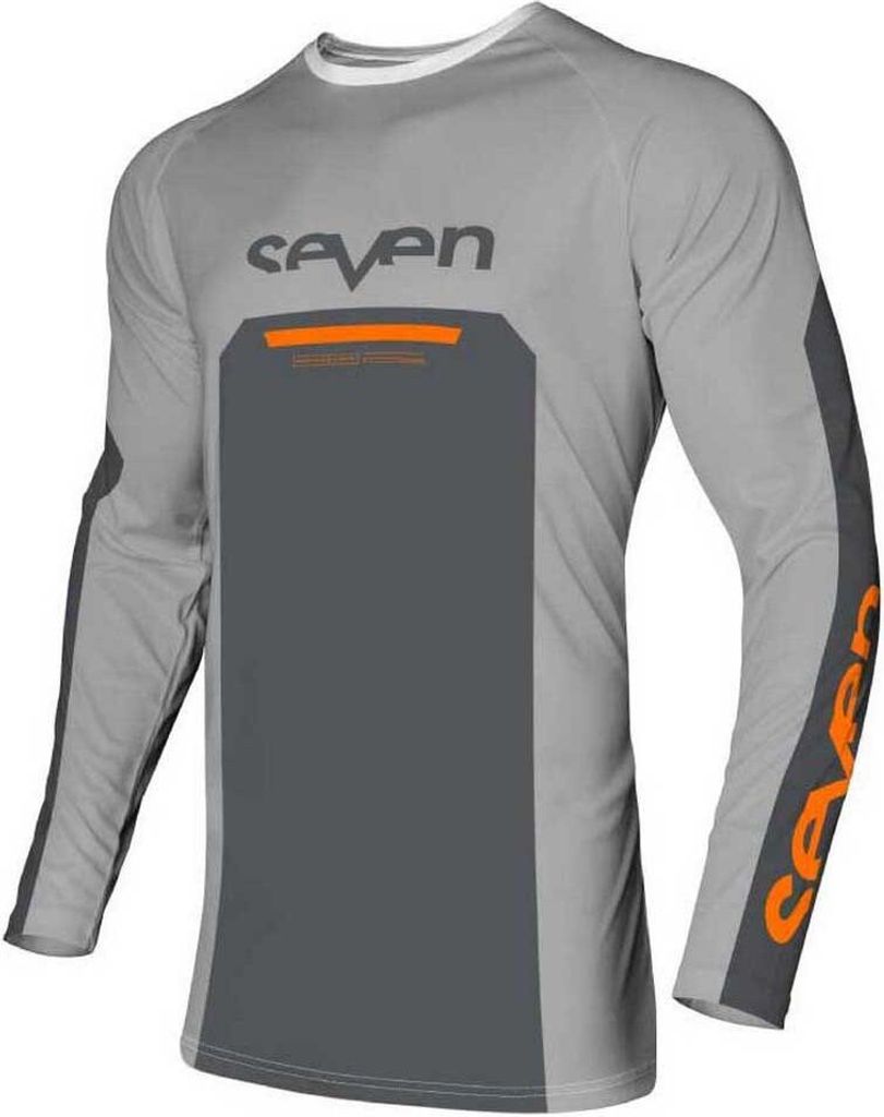 Seven Vox Phaser Langarm-t-shirt Grau XL Mann Grau XL