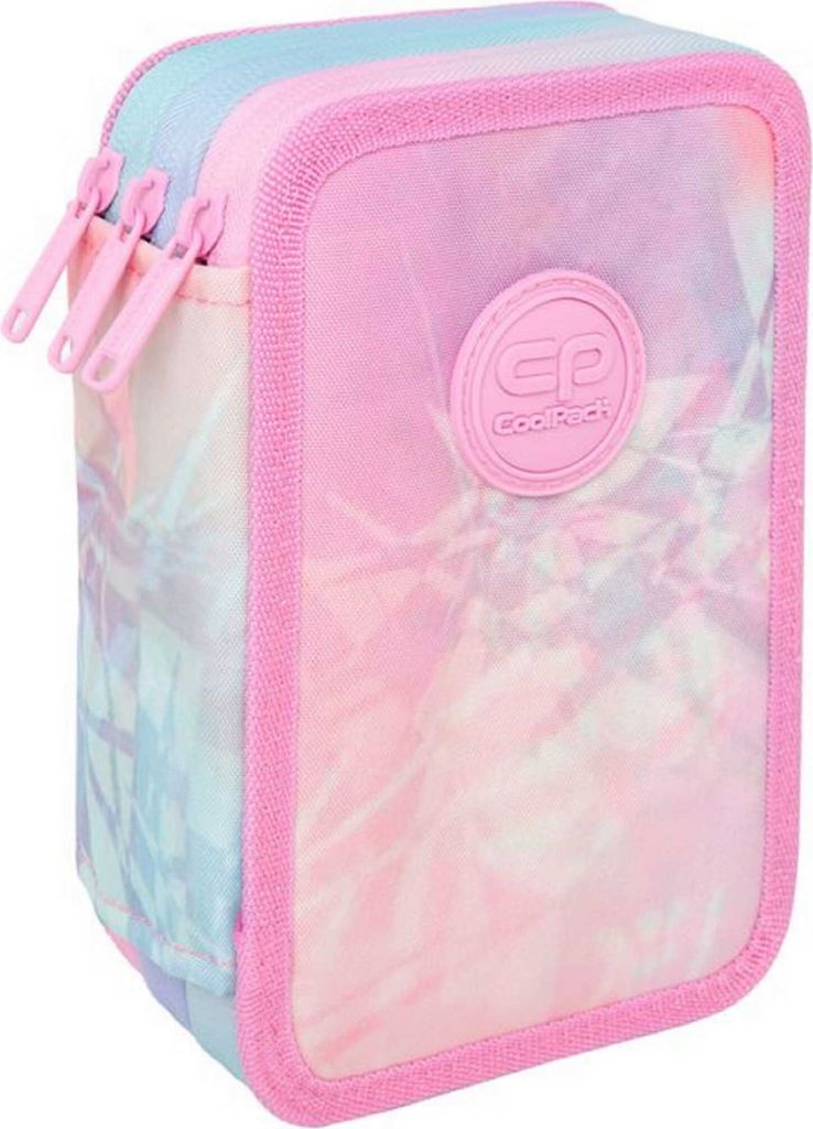 COOLPACK - JUMPER 3 - Dreifach-Federmäppchen mit Zubehör - TIE DYE