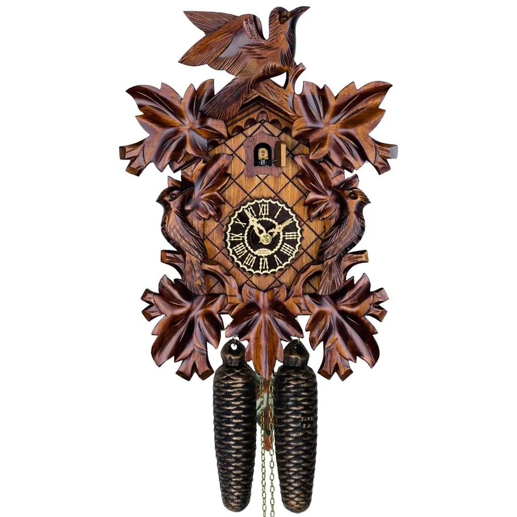 Coucou Mécanique sans Pile - Horloge Forêt-Noire 8 Jours Durable et Fiable