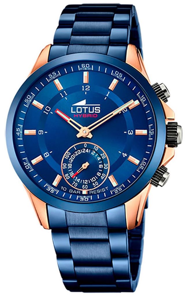 Herrenuhr Lotus Hybrid Armbanduhr blau Connected 18809/1