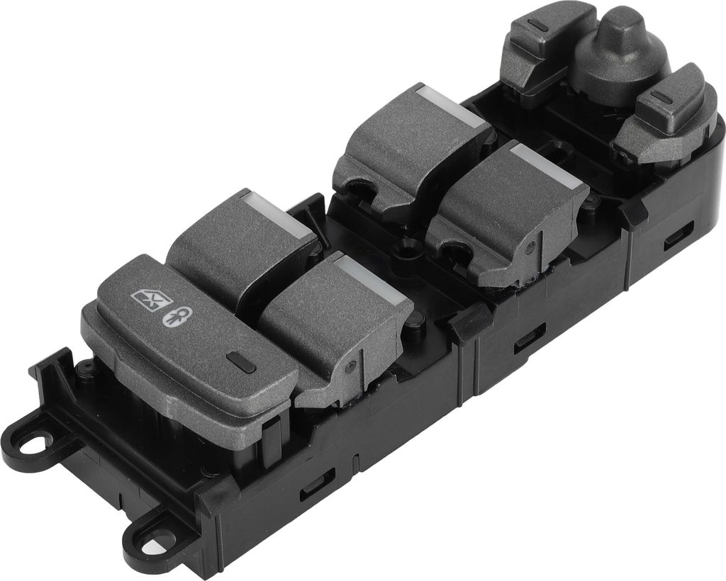 Elektrischer Fensterschalter Nr. LR085483 Vorderer linker Fahrerseiten-Fenstersteuerschalter für Land Rover Discovery Sport 2015-2019 Schwarz Grau