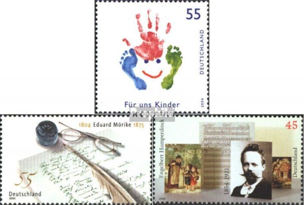 Briefmarken BRD (BR.Deutschland) 2004 Mi 2418,2419,2420 (kompl.Ausg.) gestempelt Kinder