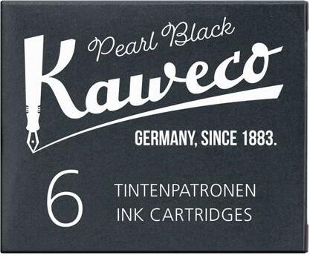 Kaweco Tintenpatronen - perlenschwarz