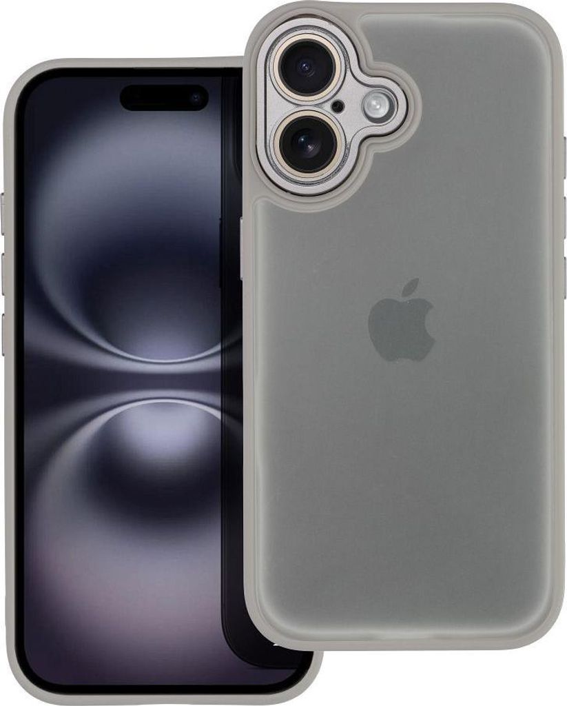 VARIETE Handyhülle passend für IPHONE 16 Stahl