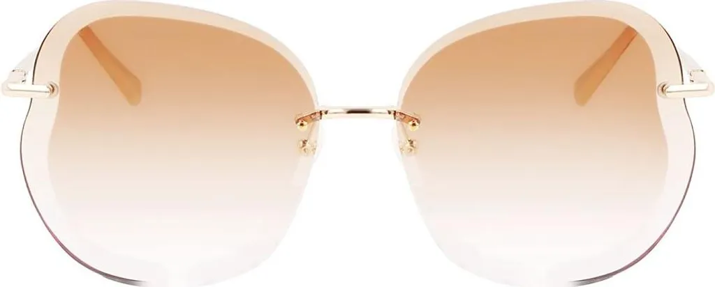 Longchamp LO160S 707 Occhiali da Sole Donna Oro - Lenti Sfumate 65mm - 8